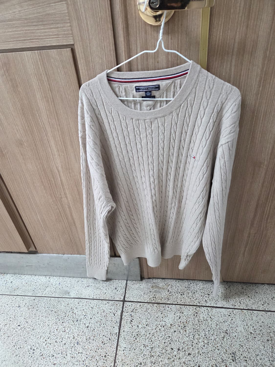 토미힐피거 꽈배기 캐시미어 니트 XXL 상품이미지1