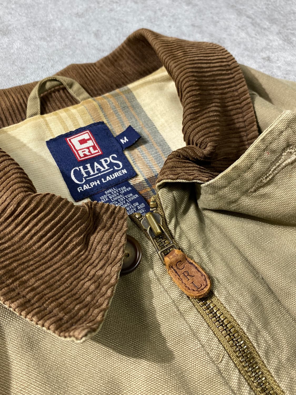 [M] 90s Chaps 챕스 랄프로렌 빈티지 코튼 헌팅자켓 상품이미지5