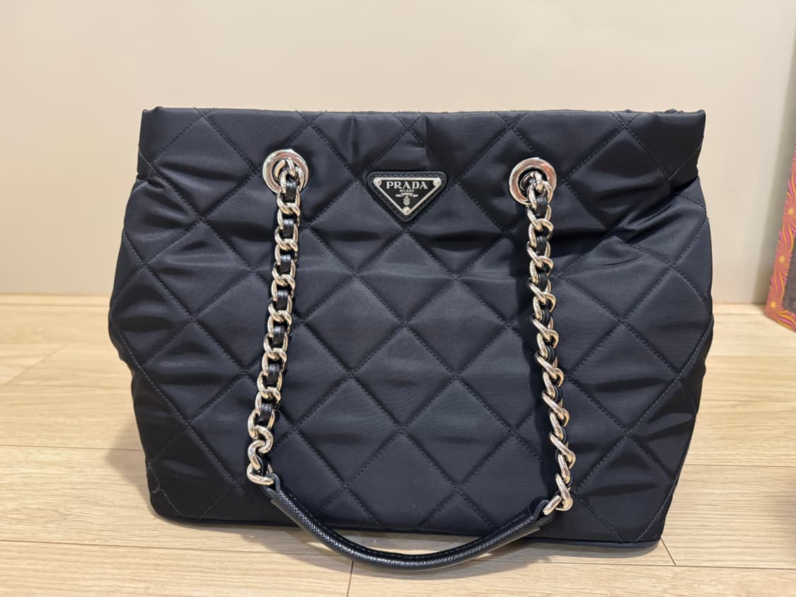(정품)프라다 퀼팅 포코노 쇼퍼백 상품이미지2