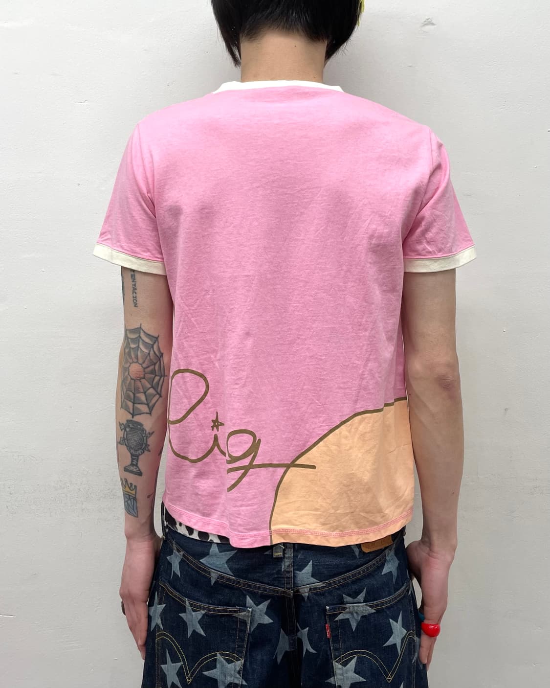 Drugstore Pork Nose Pink T-Shirt 상품이미지2