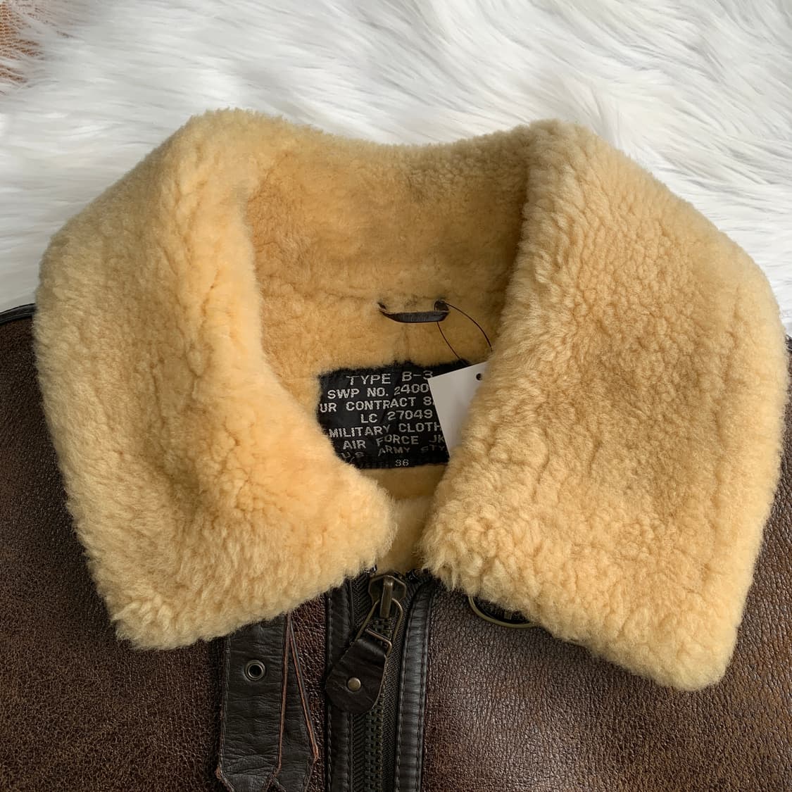 U.S. ARMY 에어포스 B-3 TYPE 무스탕 1702 상품이미지4