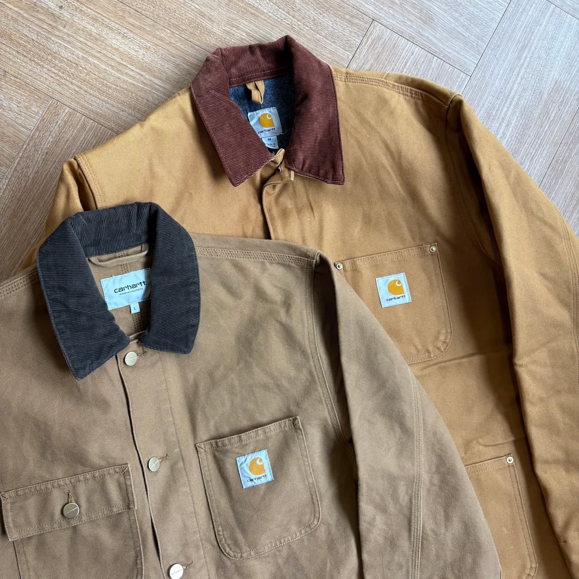 칼하트 C001 브라운 초어 자켓 상품이미지10