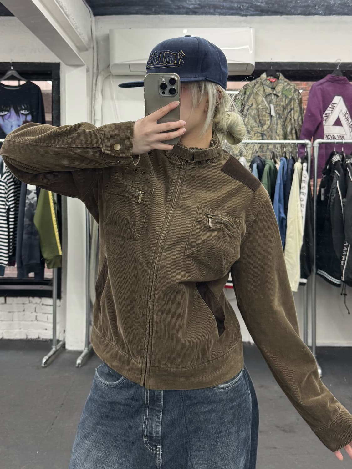 VTG 코듀로이 넥버클 자켓 상품이미지4