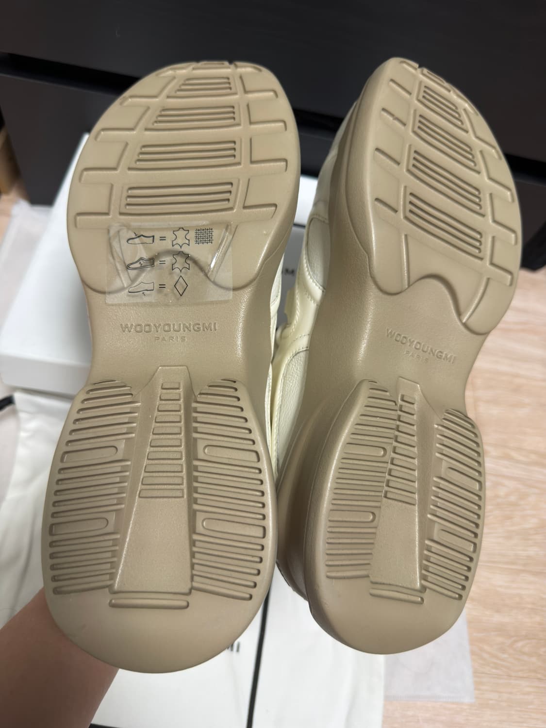 (새상품)우영미 브라운 레더 로우탑 스니커즈 (42-270 상품이미지5