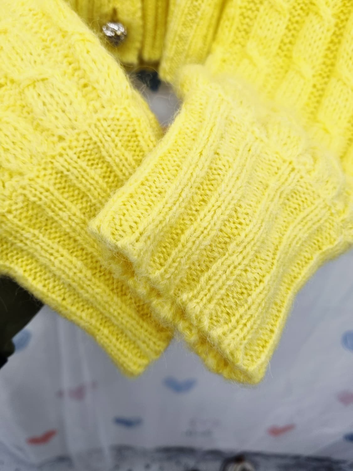 정품)  가니 모헤어 니트 가디건  상품이미지3