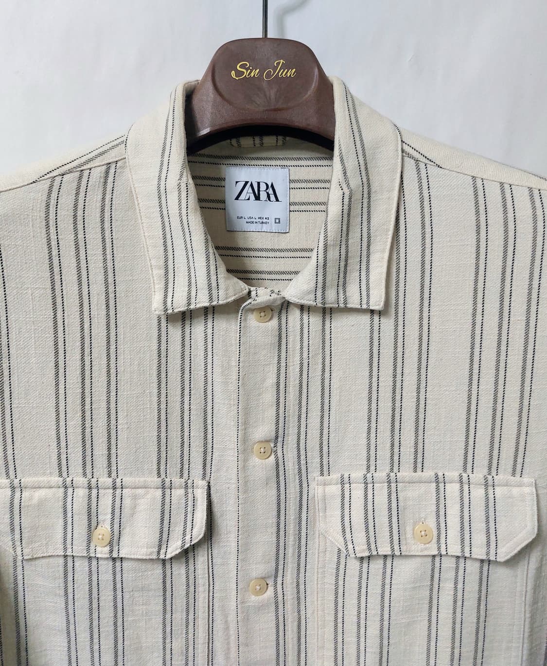 ZARA 자라 면스판 셔츠 110 상품이미지1