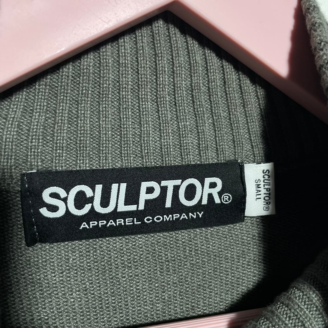 스컬프터 니트집업 상품이미지5