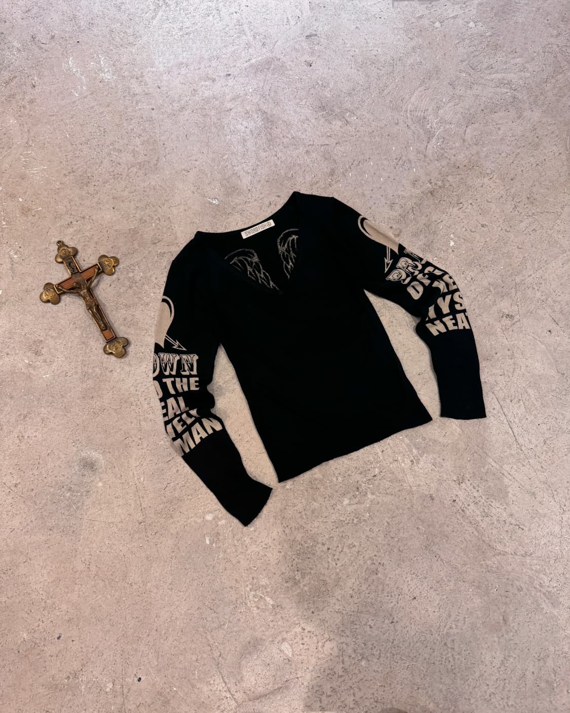 날개 프린팅 롱슬리브 상품이미지4