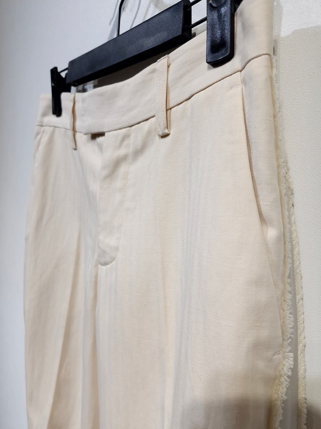 쟈딕앤볼테르 백밴딩 린넨 팬츠 아이보리(36) 상품이미지3