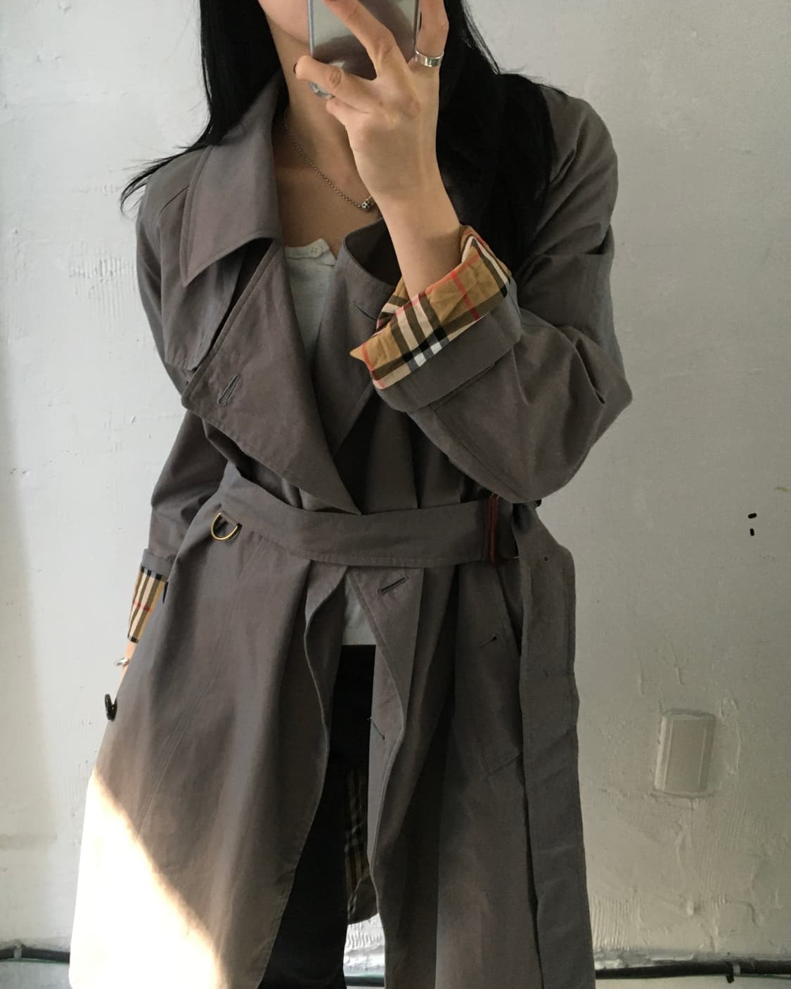 Burberry 버버리 런던 브라운베이지 롱 코트 상품이미지2