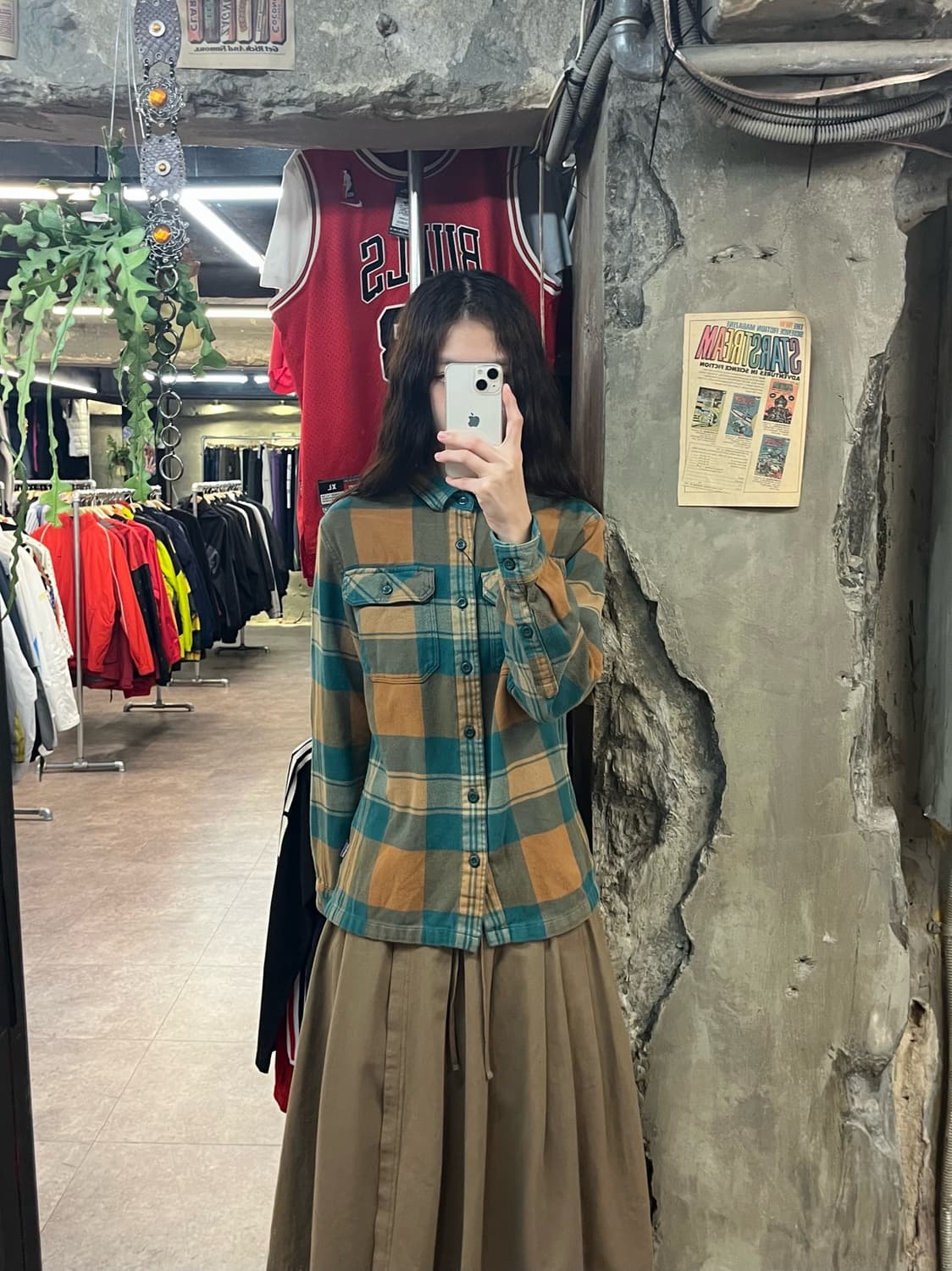 파타고니아 체크 셔츠 그린 XS #csz1929 상품이미지2