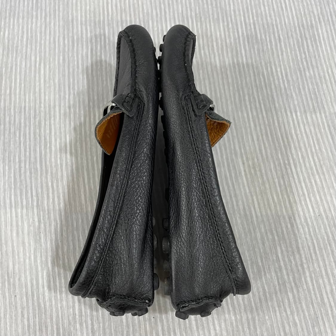 871) Coach 코치 페블 레더 드라이빙 슈즈 240mm 상품이미지5