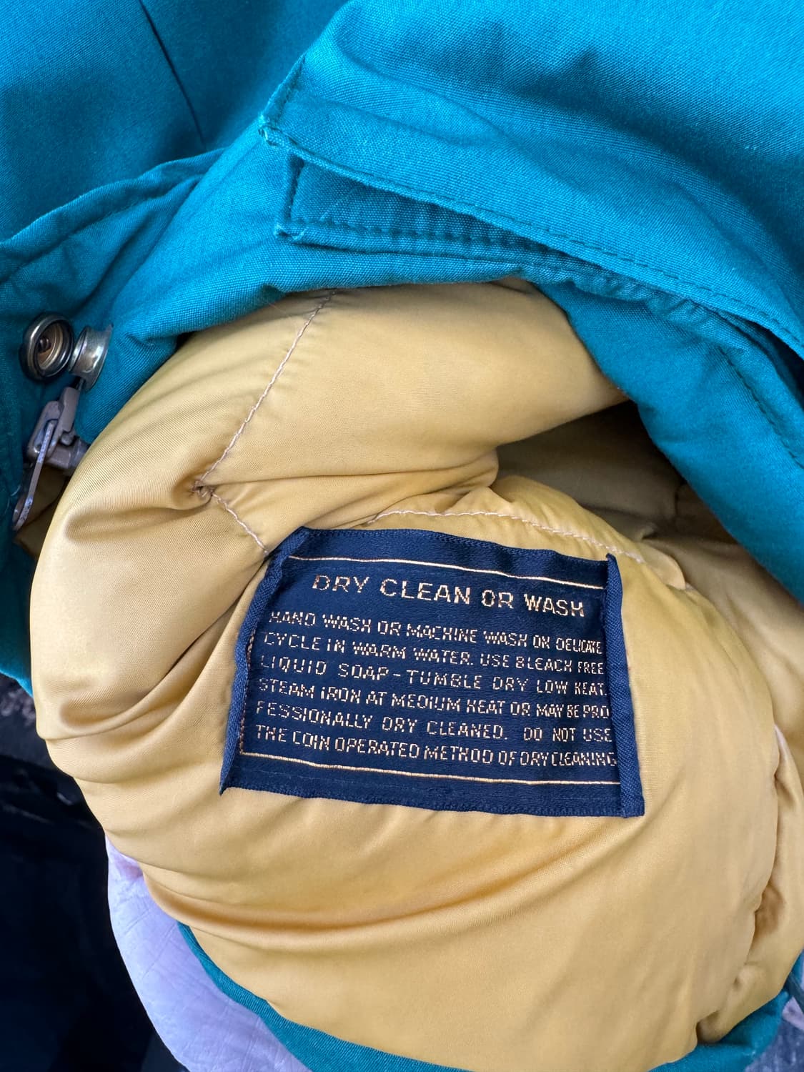 80s 에디바우어 4포켓 구스다운 패딩 자켓 그린 상품이미지6