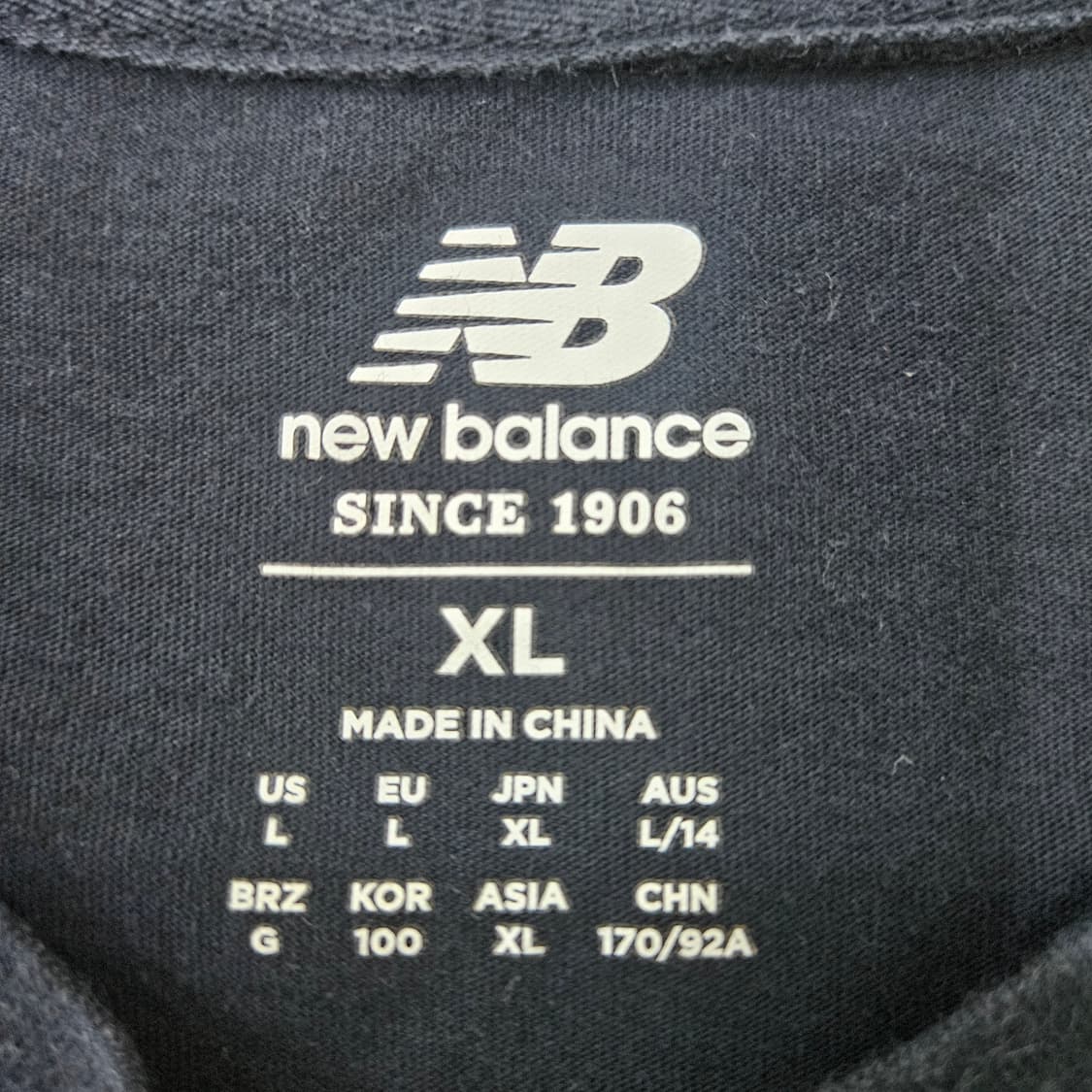 XL 뉴발란스 여성 빅로고 반팔티 0320Y 상품이미지3