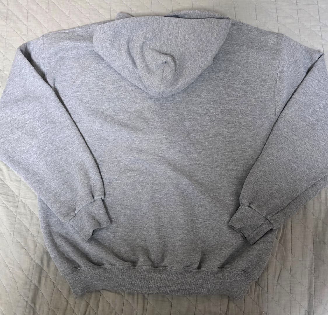 [XL] 90s 빈티지 러셀 애슬레틱 후드집업 라이트 그레이 상품이미지5