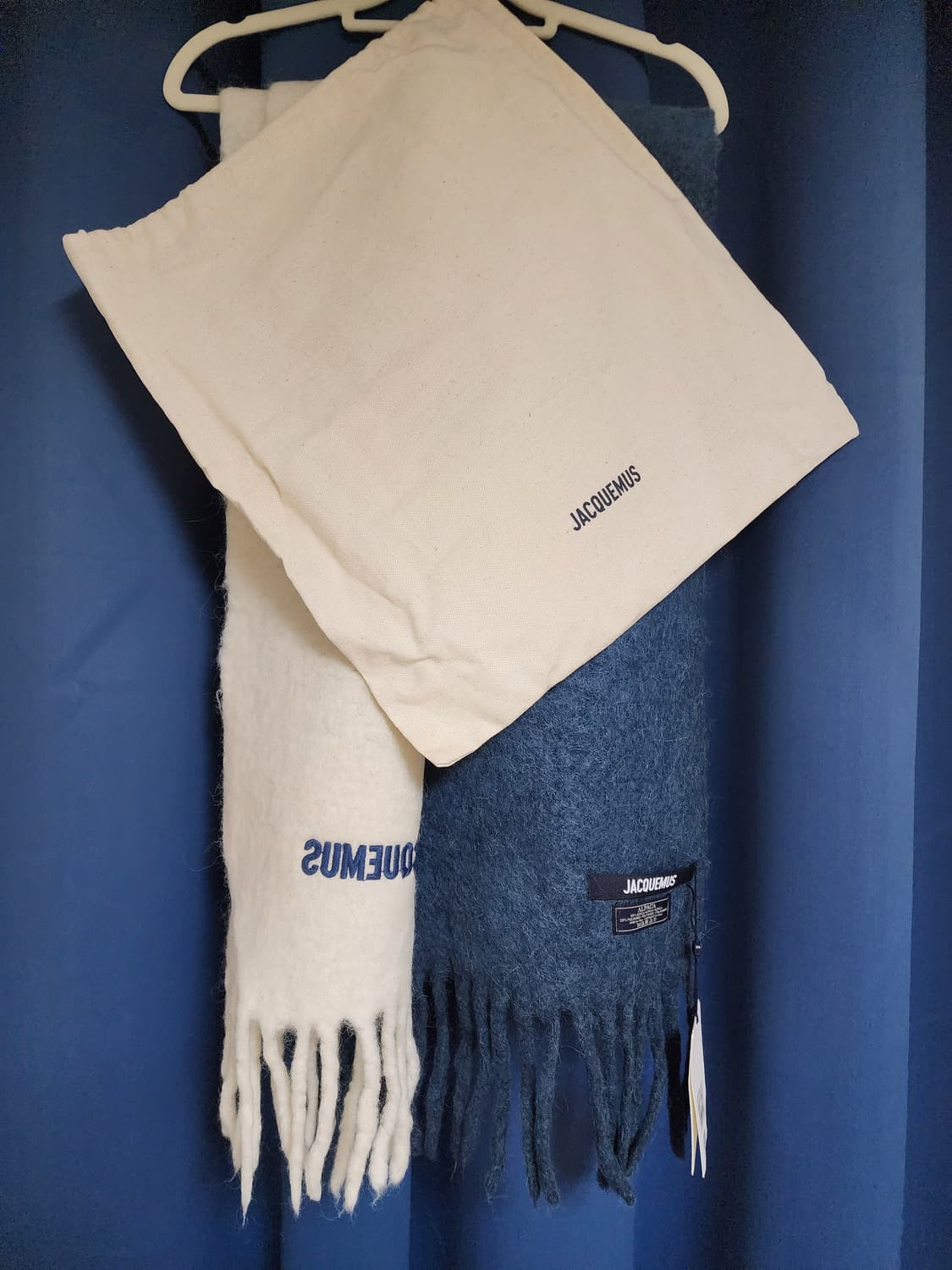 자크뮈스 레샤페 모아종 머플러 네이비 상품이미지2