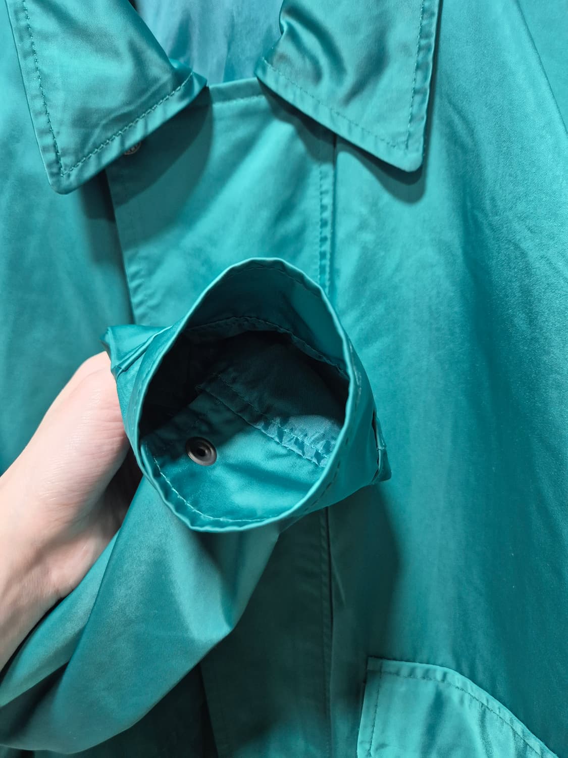 빈티지 그린 포켓 봄버 자켓 상품이미지6