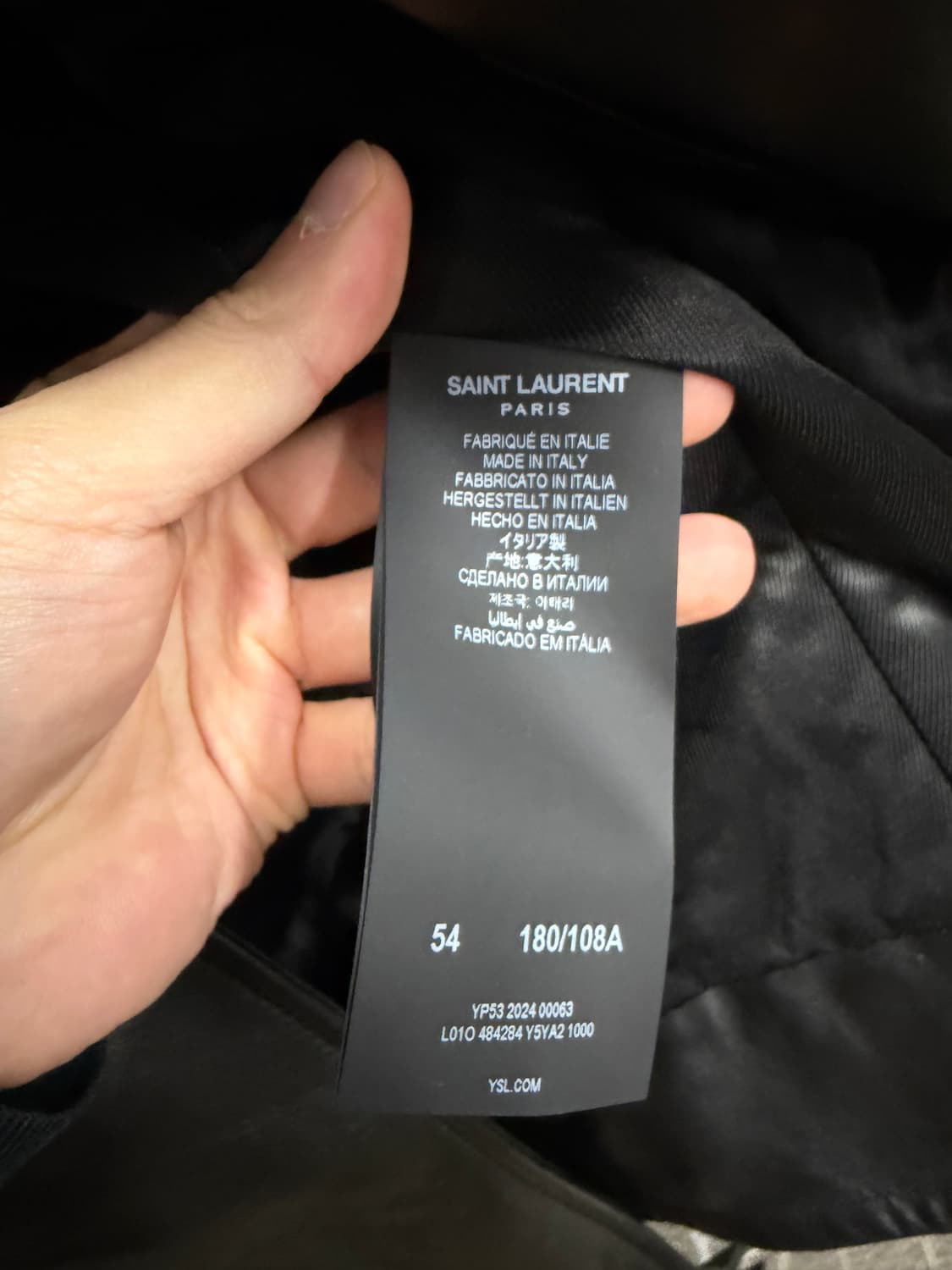 생로랑 l01 라이더 새제품 54사이즈 (105-110) 상품이미지4