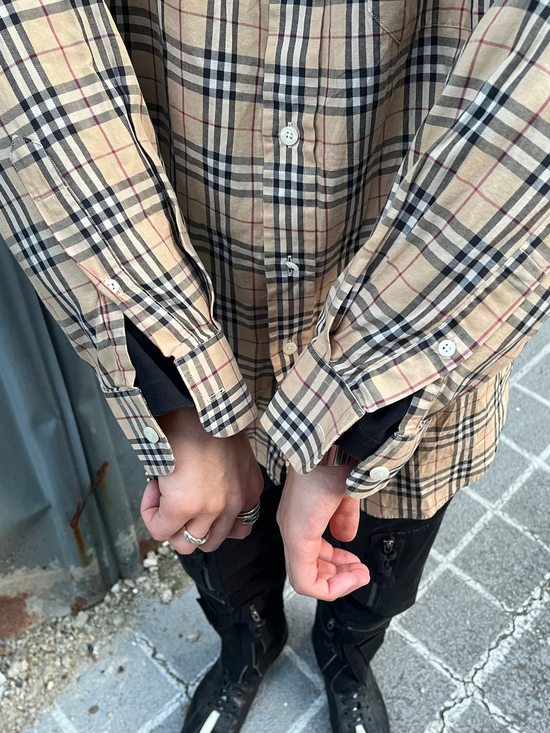 버버리 체크 노바 셔츠 상품이미지5