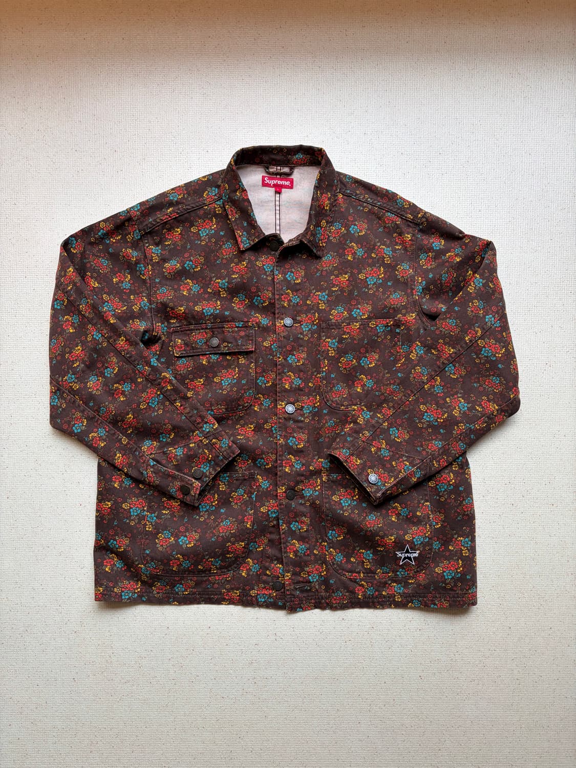 [L] 슈프림 데님 초어 코트 자켓 상품이미지1