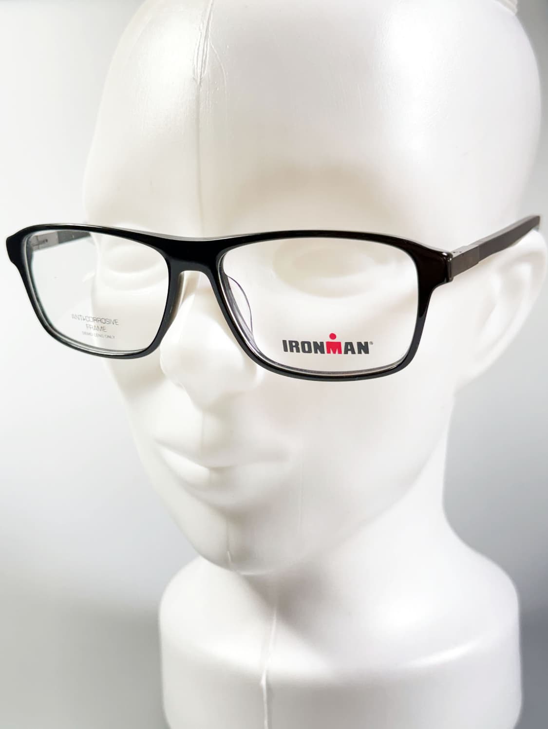 IRONMAN 블랙 뿔테 스퀘어 프레임 빈티지 안경 상품이미지8