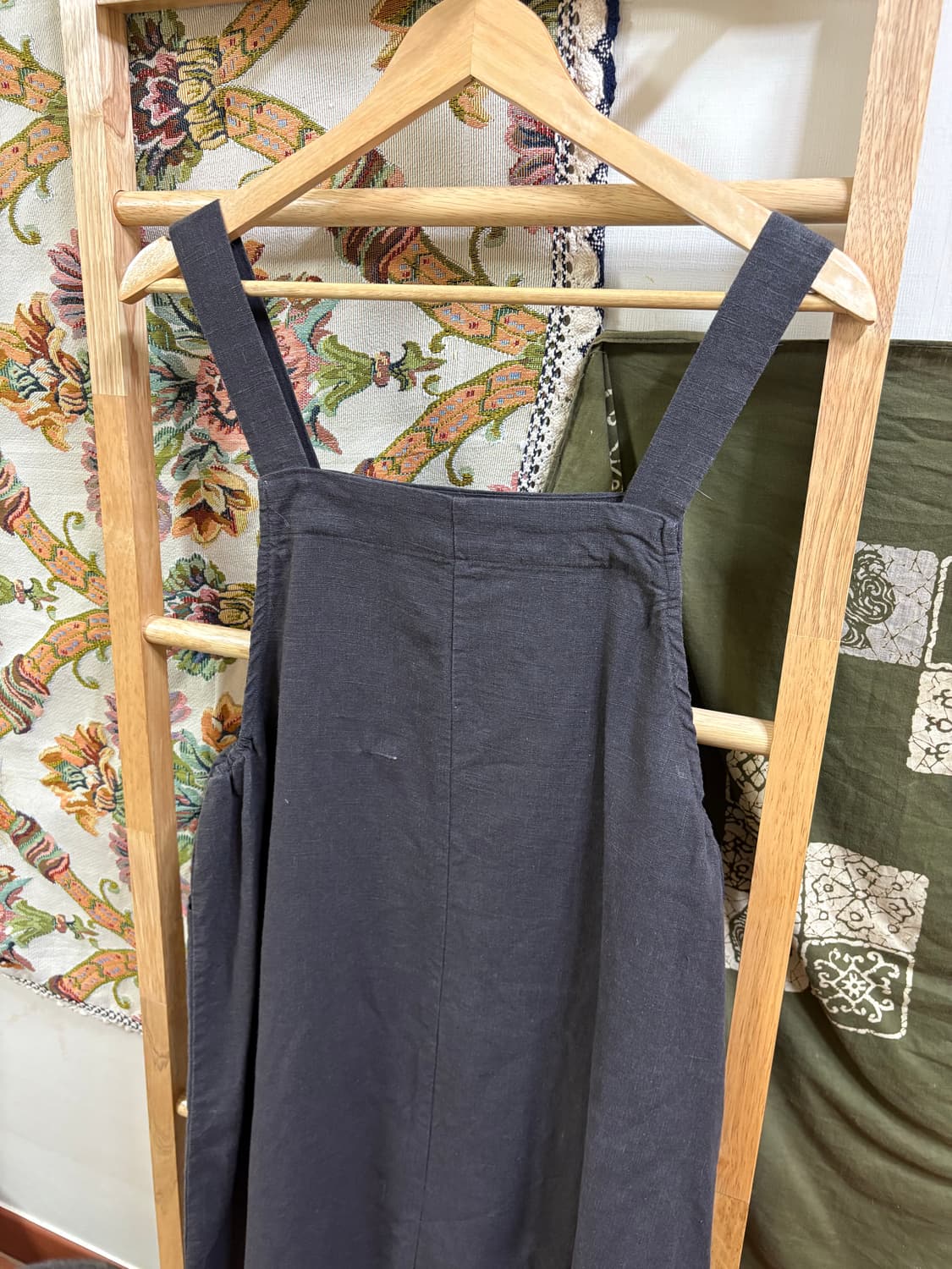 히피 모리 하구미 딥 그레이 레이어드 원피스  상품이미지7