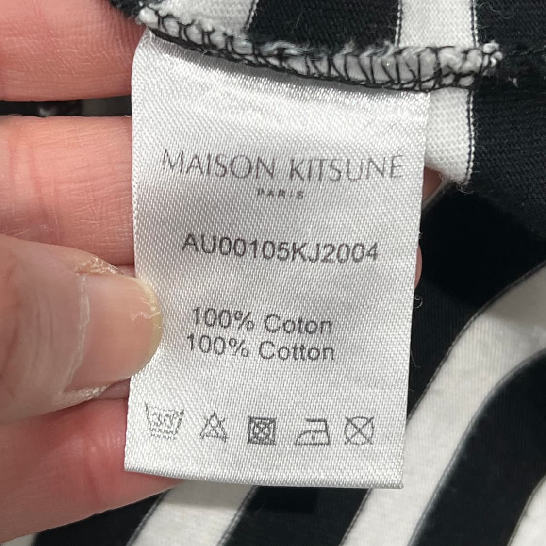 메종키츠네 스트라이프 롱슬리브 s10187 상품이미지6