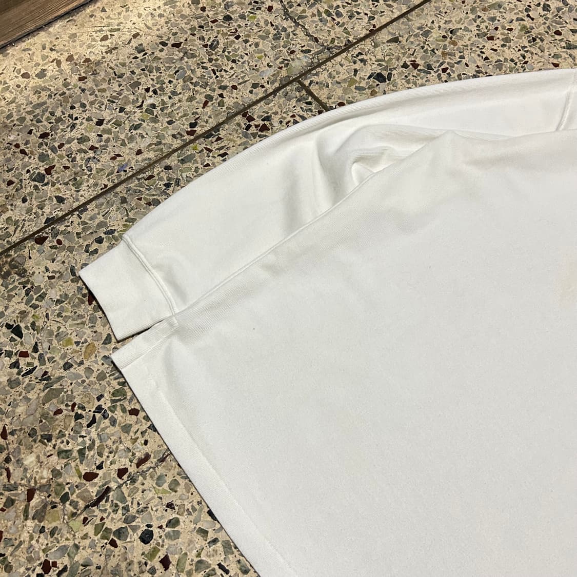 폴로 랄프로렌(POLO RalphLauren)화이트 반집업 니트 상품이미지3