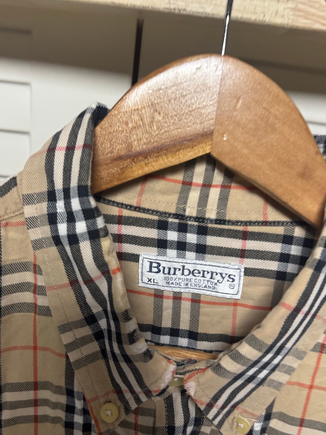 XL 버버리 런던 체크 셔츠 상품이미지5