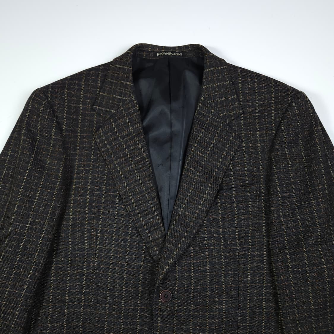 YSL 입생로랑 체크 미니멀 블레이저  상품이미지2