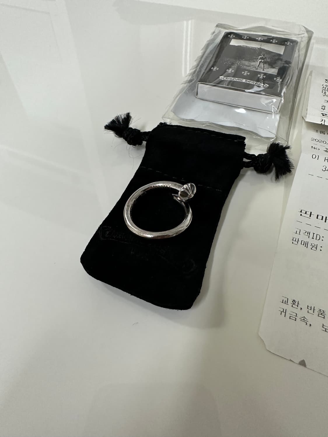 크롬하츠 크로스볼 네일링 (US 10.5) 상품이미지2