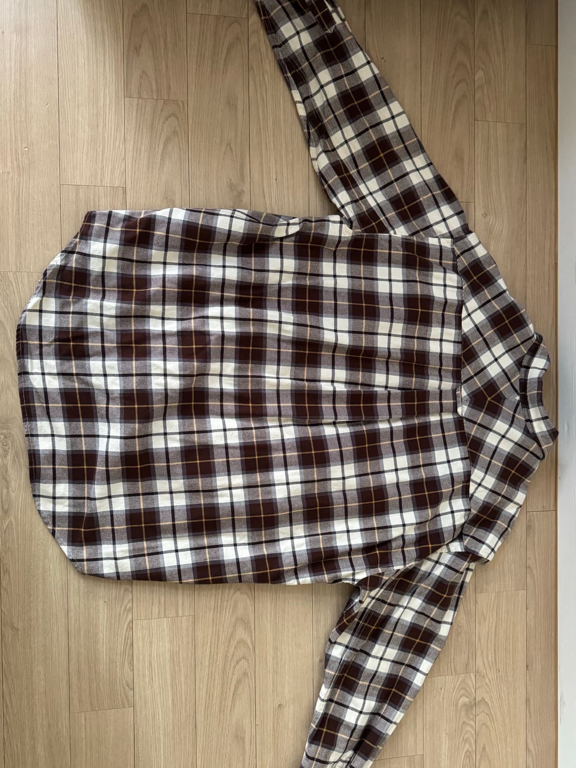 예스아이씨 Plop Check Shirt Brown 상품이미지7