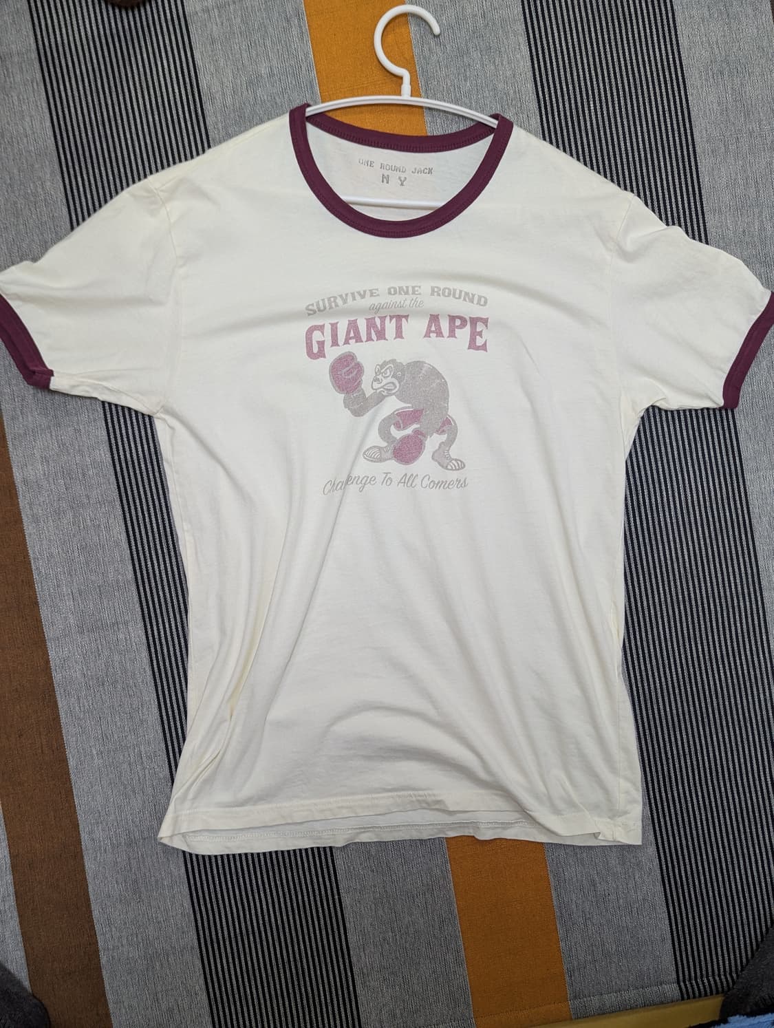 원라운드잭 티셔츠 one round jack Giant Ape 상품이미지2