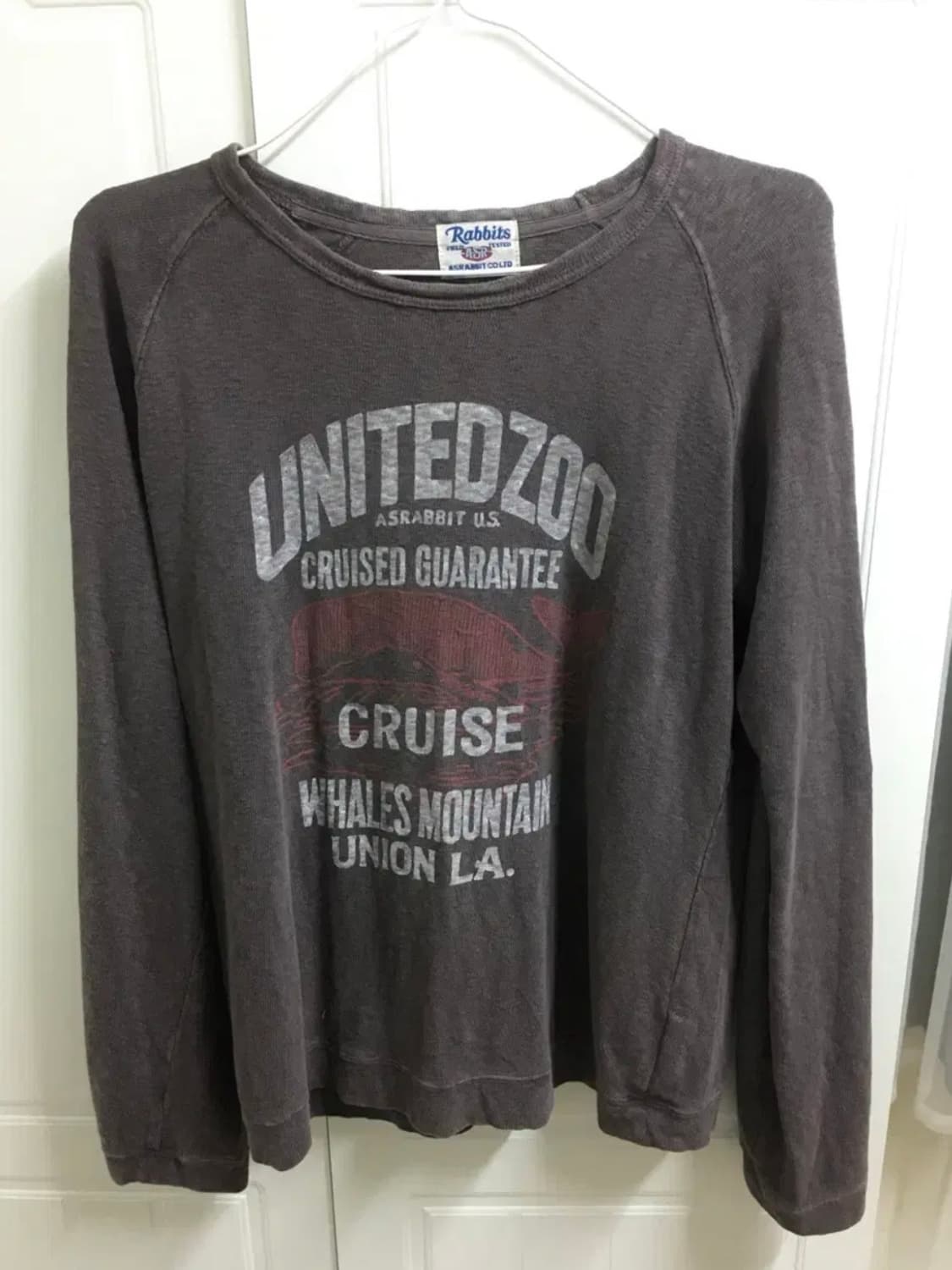 일본 빈티지 브라운 니트 롱슬리브 차일드매거진 카모메산장 상품이미지1