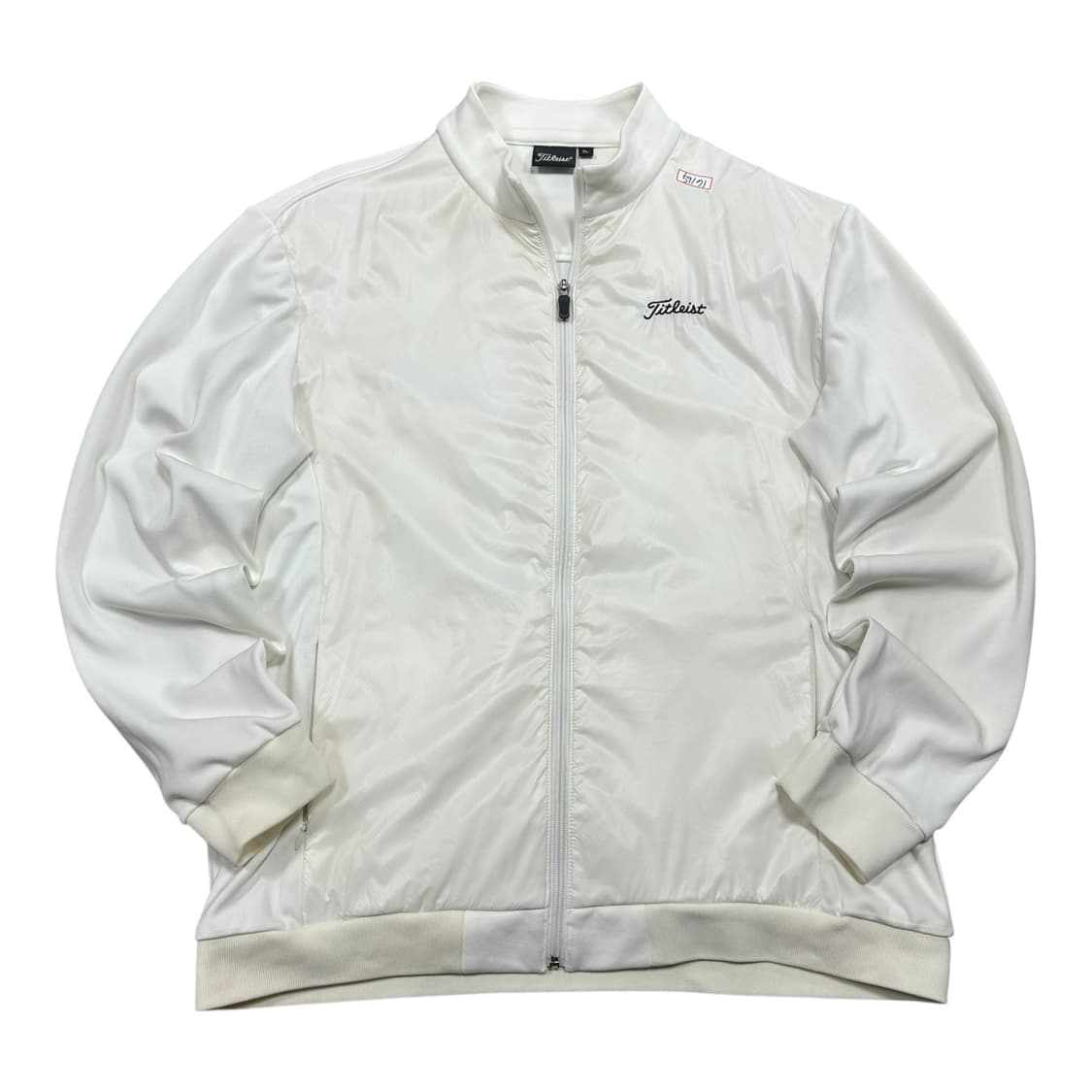 ✨ (바배) 타이틀리스트 누빔 화이트 점퍼 자켓 상품이미지1