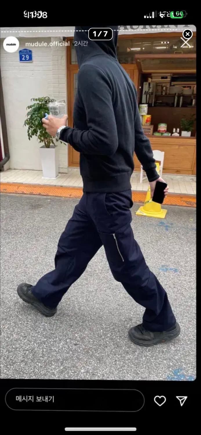 머듈 롬팬츠 네이비4 상품이미지1