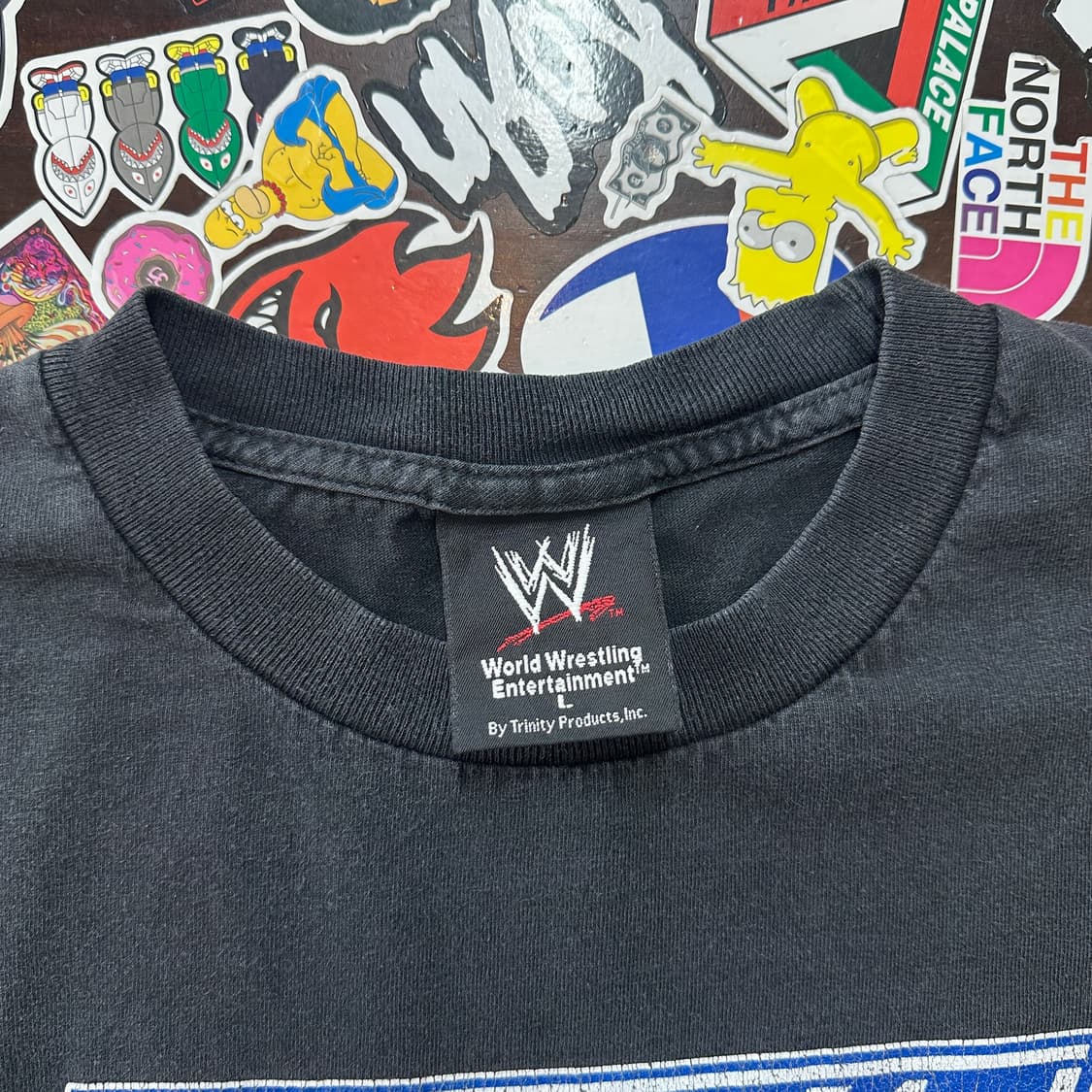 Early 00s WWE 스맥다운 빈티지 티셔츠 L 상품이미지6