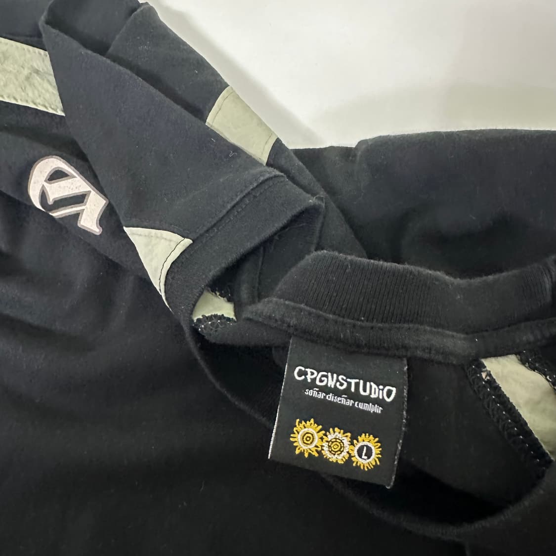 L CPG스튜디오 블랙 나그랑 나일론배색 긴팔슬리브 상품이미지4