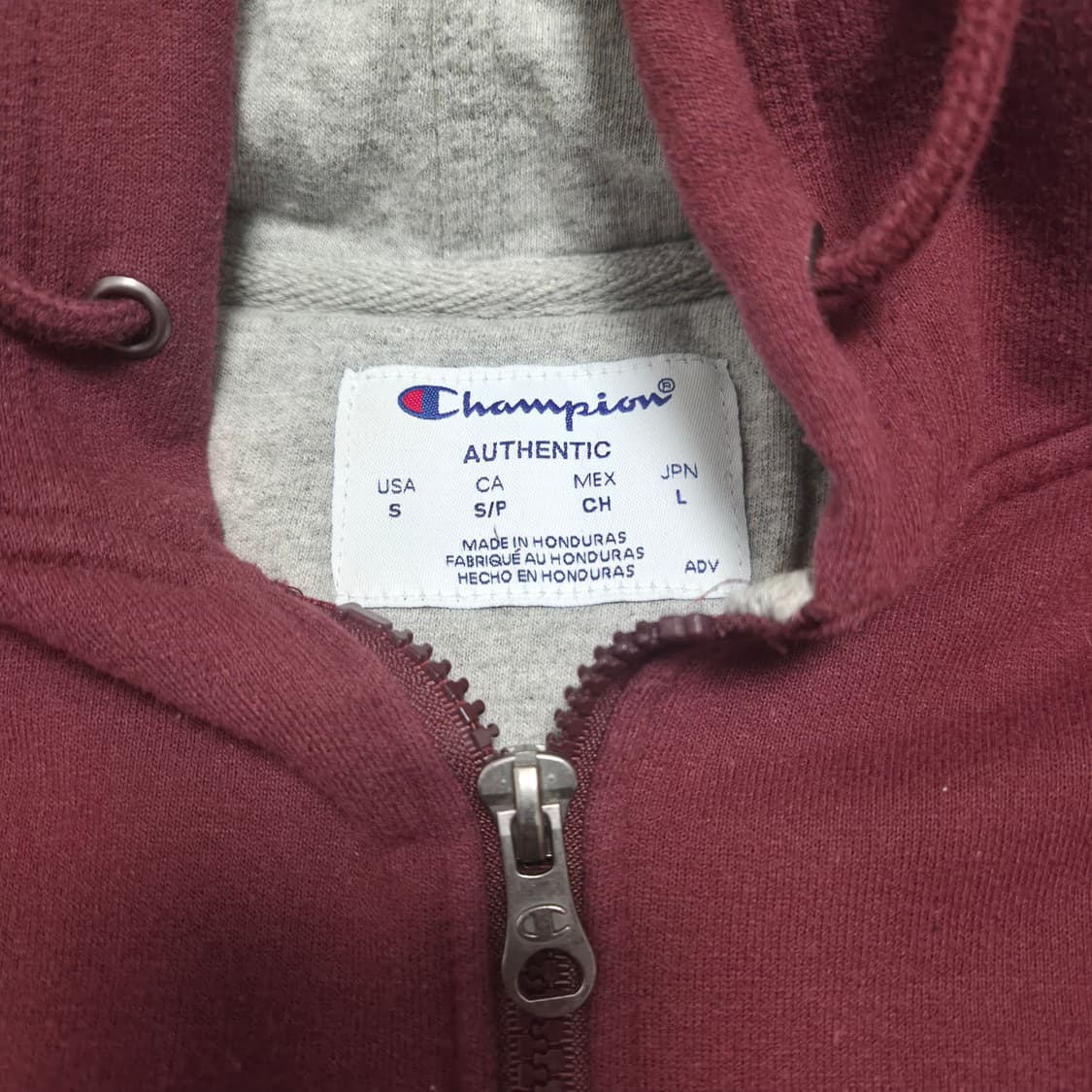 챔피온 후드약기모집업(남여공용) 상품이미지3