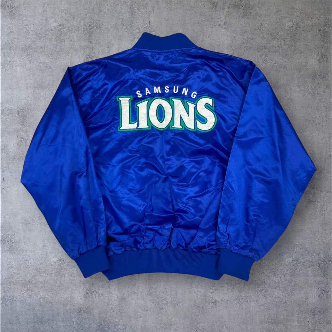 삼성 라이온즈 올드스쿨 빅로고 바시티 자켓 상품이미지2