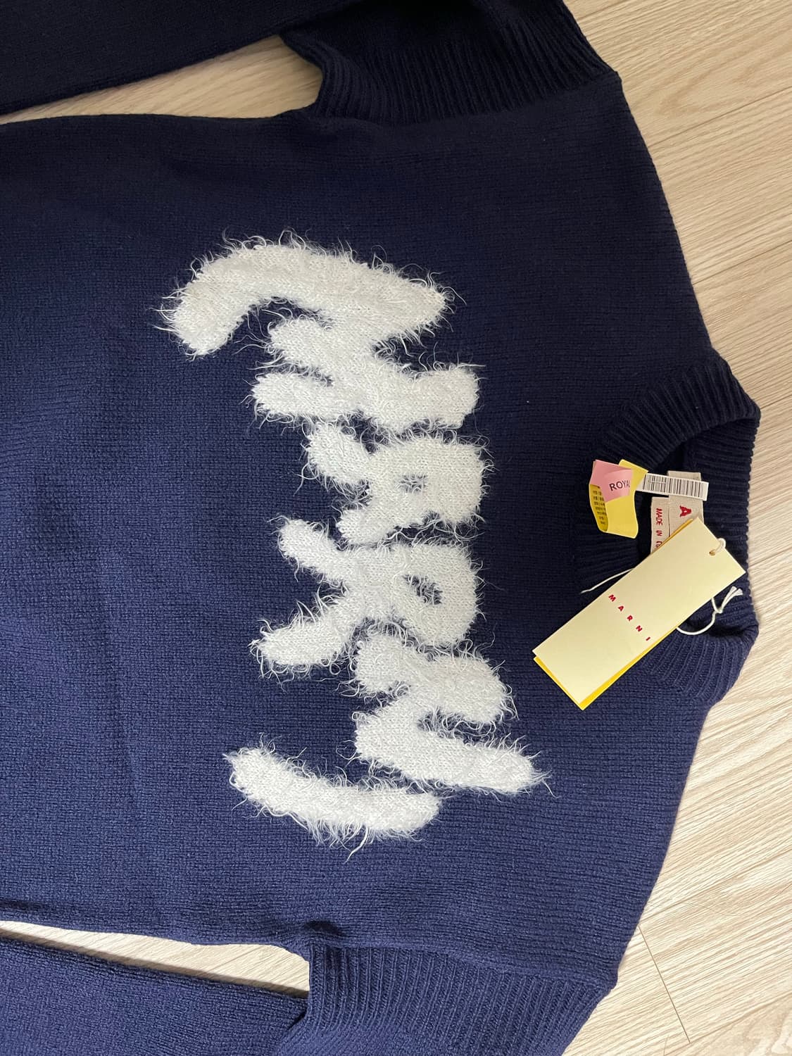 마르니 로고 모헤어 니트 상품이미지2