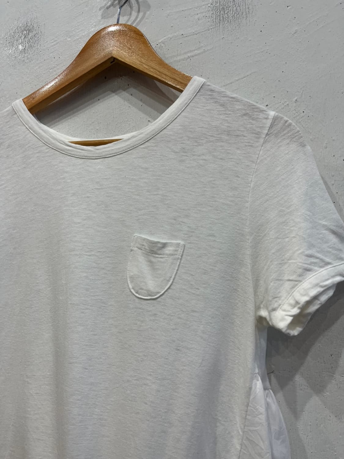 days 포켓 셔링 반팔 티셔츠 Made in JAPAN 상품이미지3