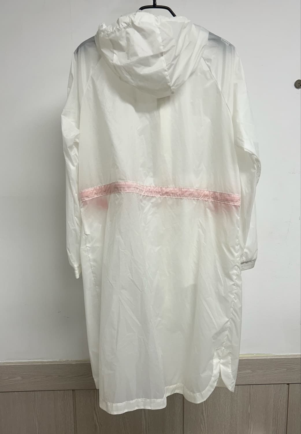빈폴스포츠 화이트 롱 바람막이 85 상품이미지4