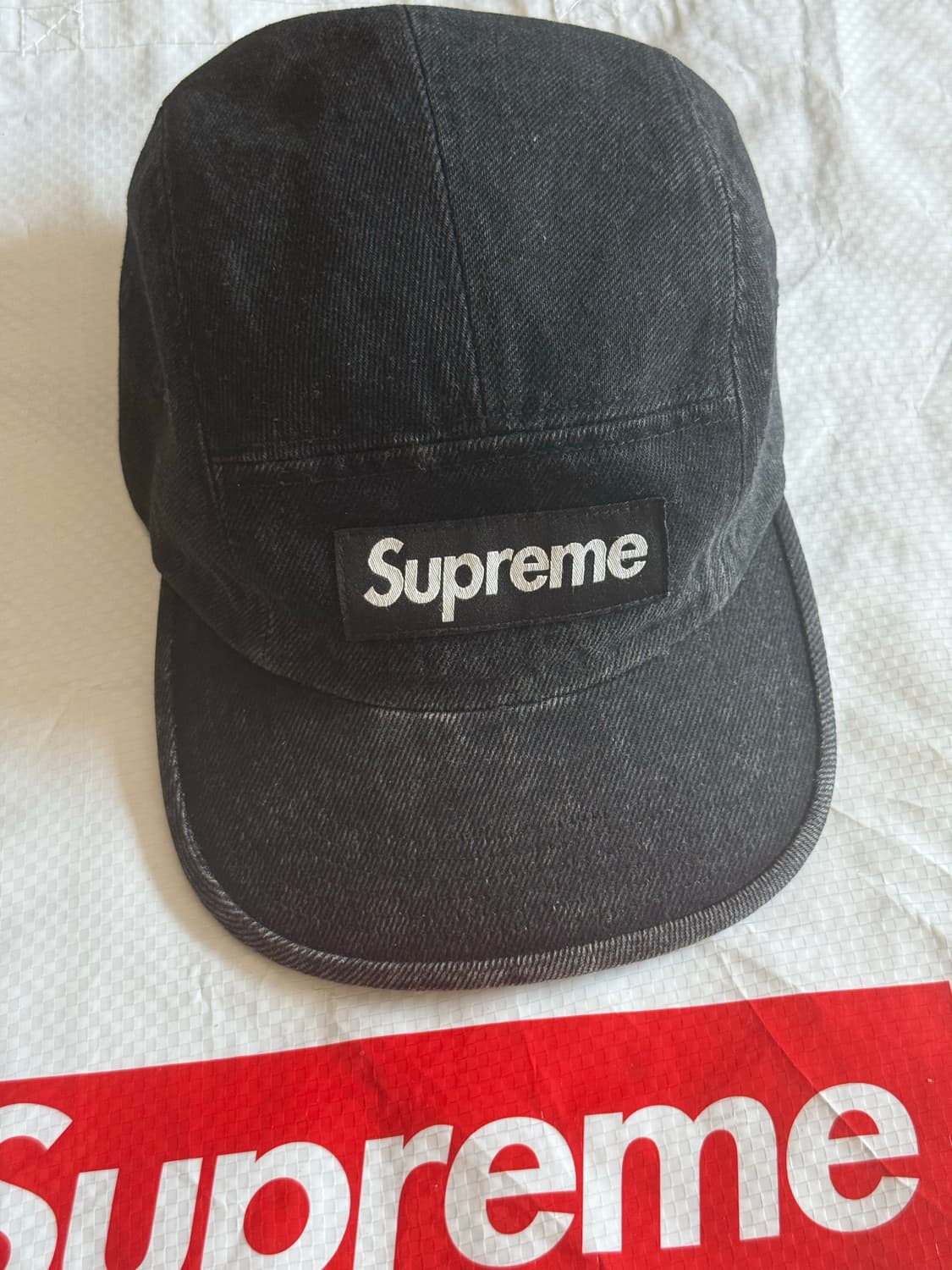 슈프림 데님 캠프캠 블랙 상품이미지1