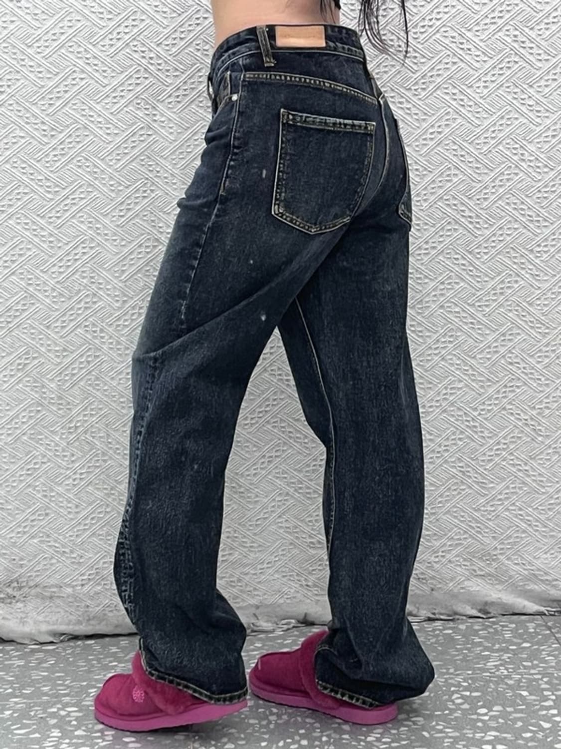 피스워커 올드스쿨 빈티지 모던캐주얼 워싱 데님팬츠 30인치 C07907 상품이미지1