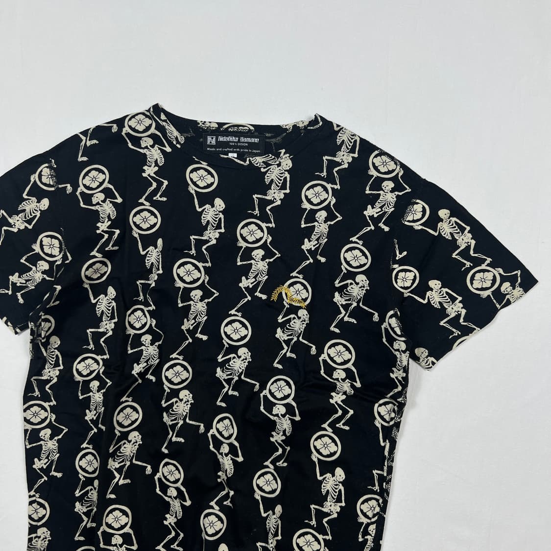 에비수 hidehiko yamane 해골 스컬 프린트 반팔티 상품이미지2