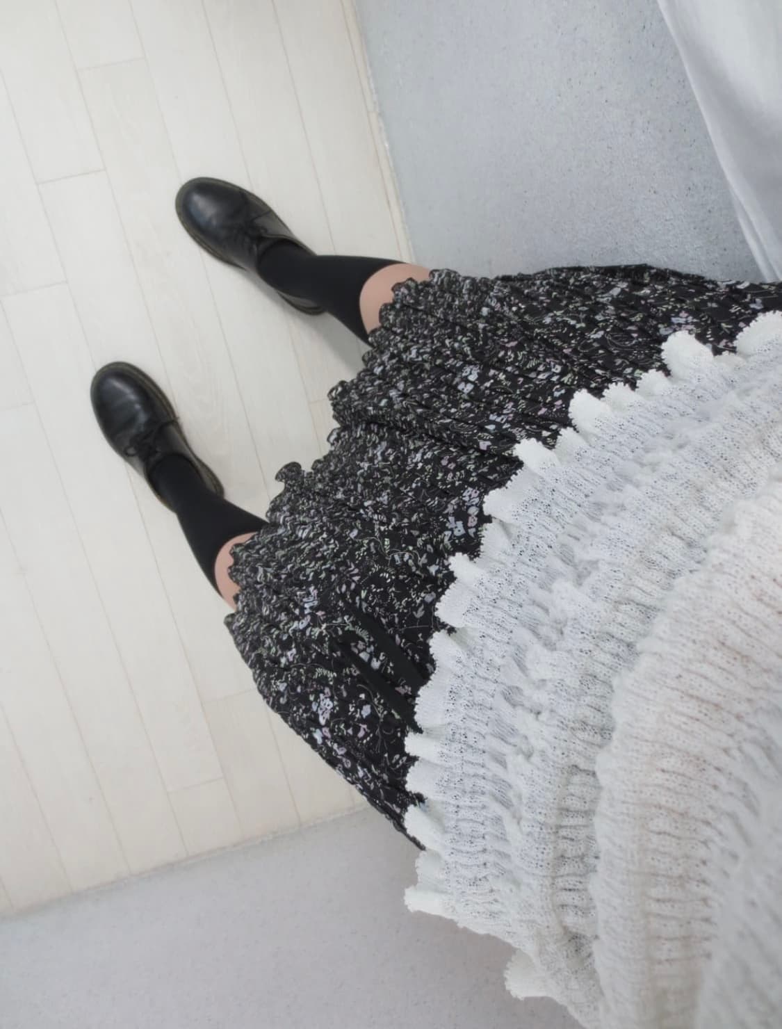 flower vintage skirt 상품이미지5