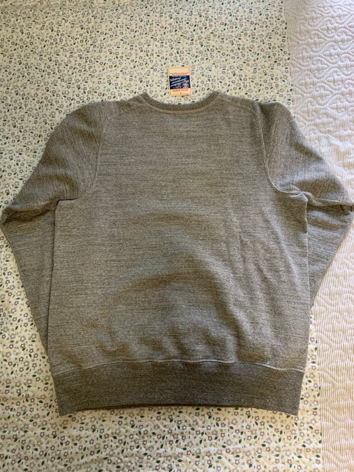 [XL] 버즈릭슨 BR69456 프리덤 슬리브 스웻셔츠 헤더 그레이 상품이미지3