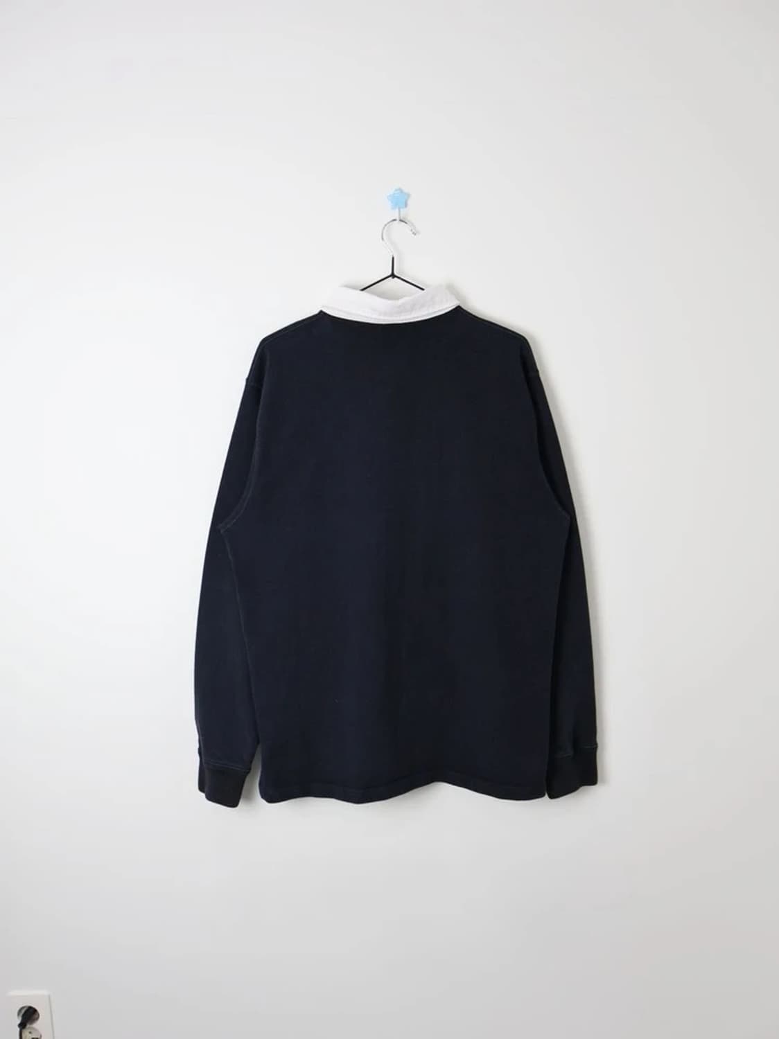 Champion Stripe Rugby Shirt Black White 상품이미지2