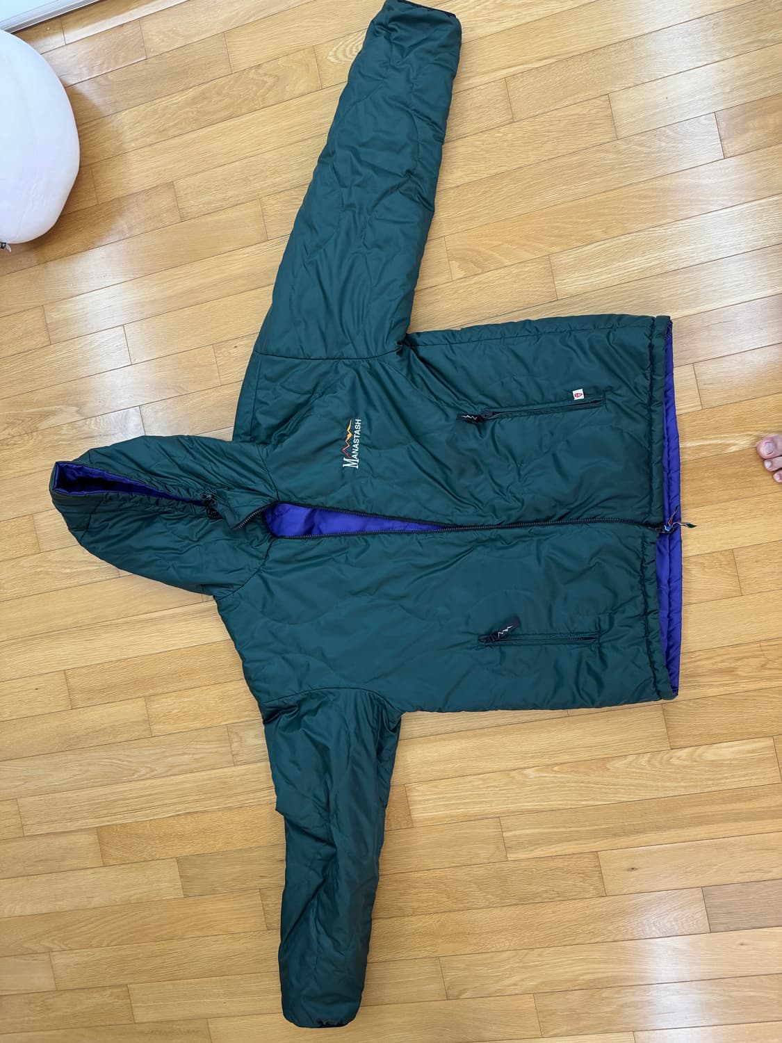 Manastash Y2K 리버시블 후디 패딩 (XL) 상품이미지3